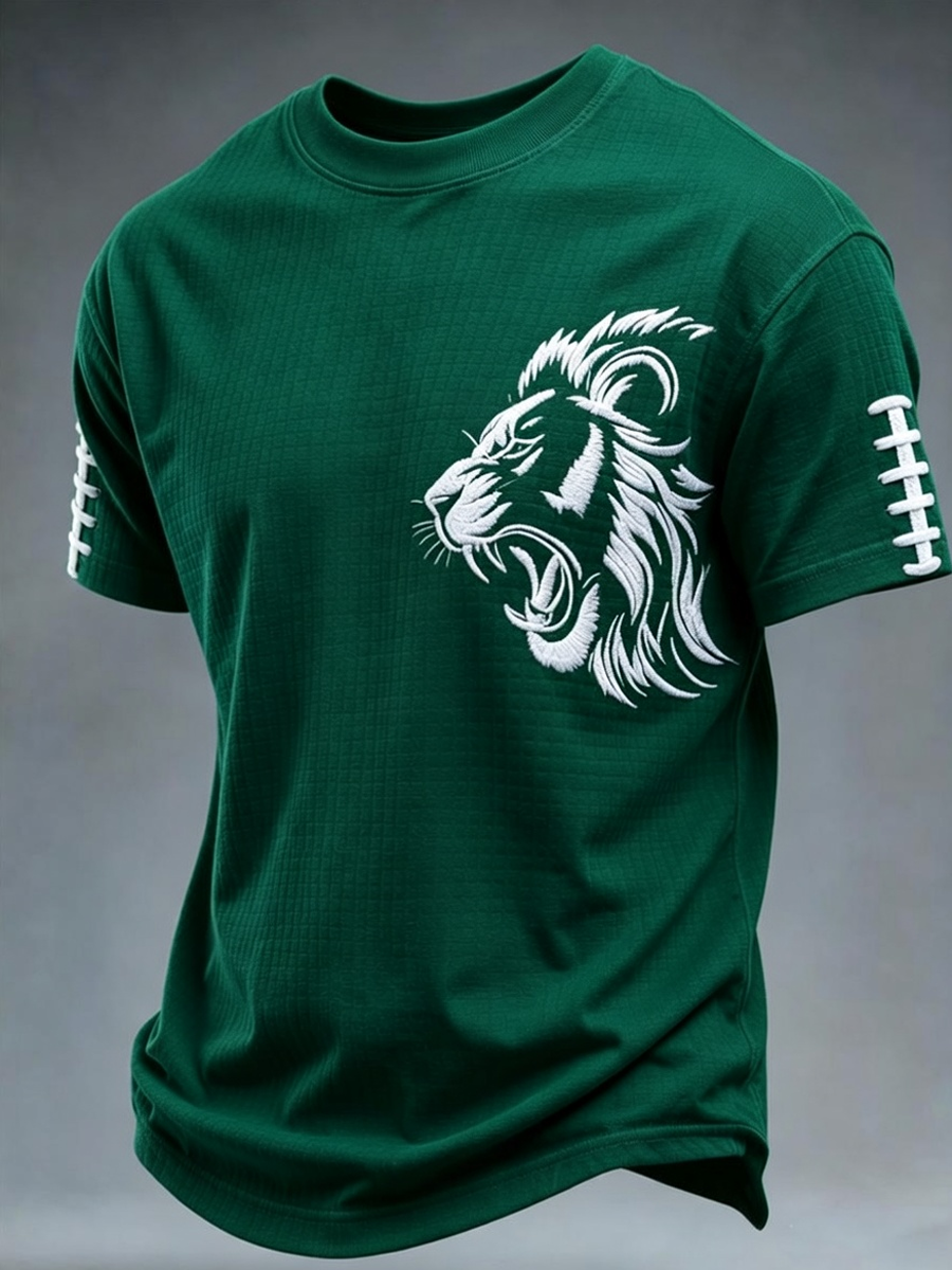 Men'S Rugby Fan Printed Casual T-Shirt