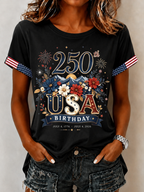 Women's 250 Years of Freedom Crew Neck T-Shirt