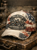 Men's Vintage Old Fuckers Club Printed Hat