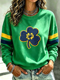 Women's University Rugby Round Neck Sports Shirt