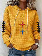 Women's Football Print Sweatshirt