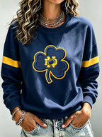 Women's University Rugby Round Neck Sports Shirt