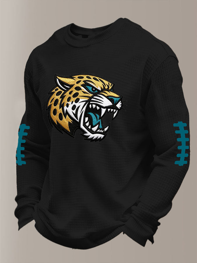 Men'S Football  Printed Waffle T-Shirt
