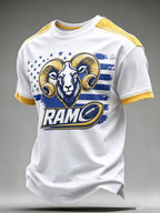 Women's Football Game Print Casual T-Shirt