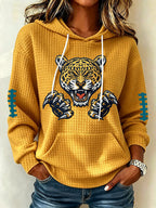 Women's Football Print Sweatshirt