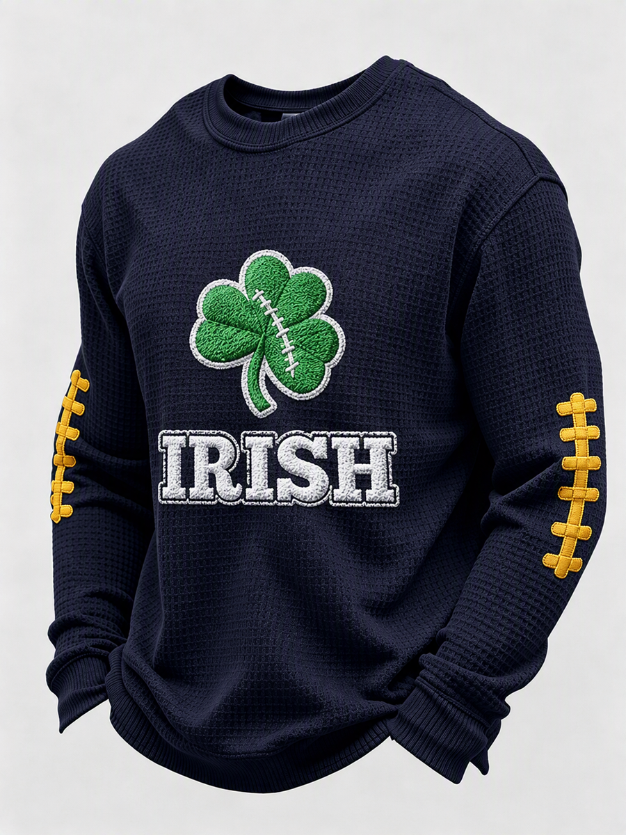 Men'S Rugby Printed Waffle T-Shirt