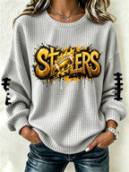 Women'S Football Printed Round Neck Sports Shirt