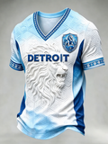 Men'S Football Fan Printed T-Shirt