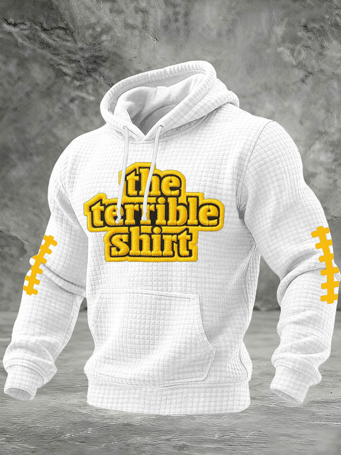 Men'S Football Printed Casual Hoodie