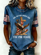 Women's Faith&Freedom Independence Day T-shirt