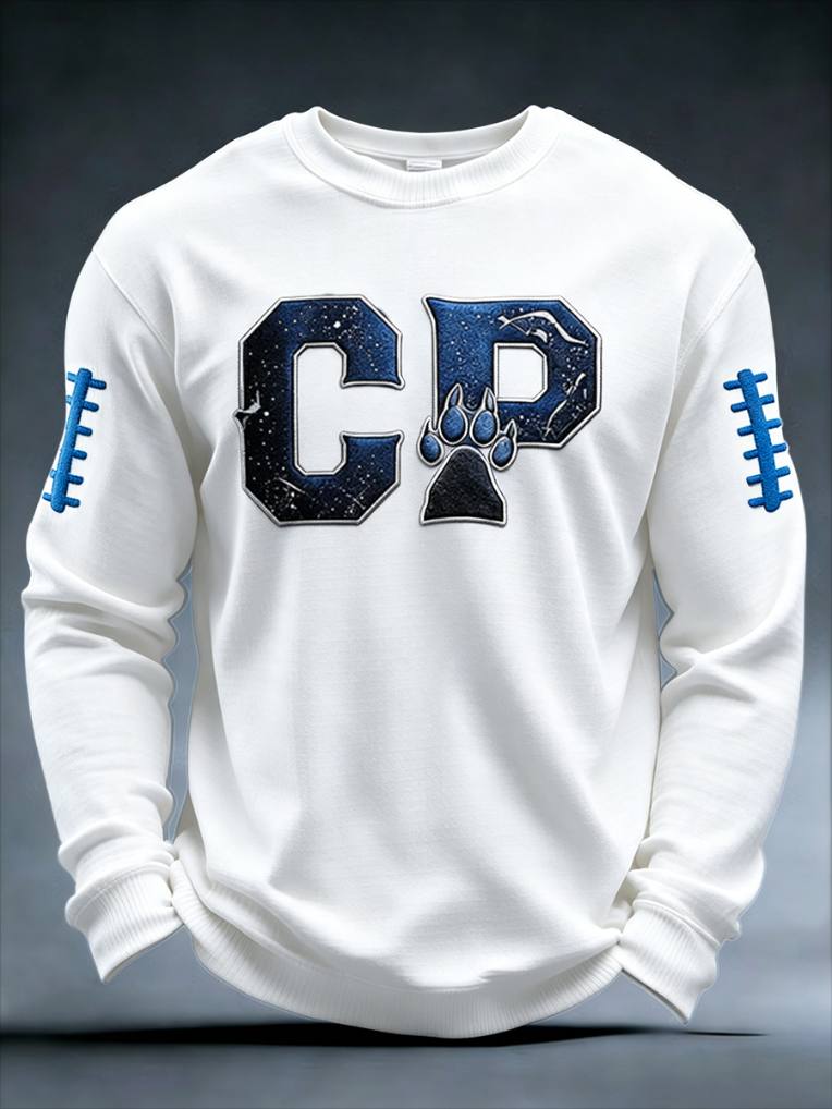 Men's Football print waffle T-shirt