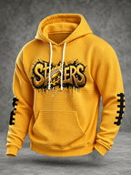 Men'S Football Printed Casual Hoodie