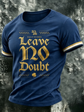 Men'S Rugby Printed Round Neck T-Shirt
