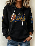 Women's Football Print Sweatshirt