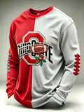 Men'S Rugby Printed Waffle T-Shirt