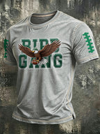 Men'S Football Print  T-Shirt