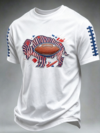 Men'S Football Printed Casual T-Shirt