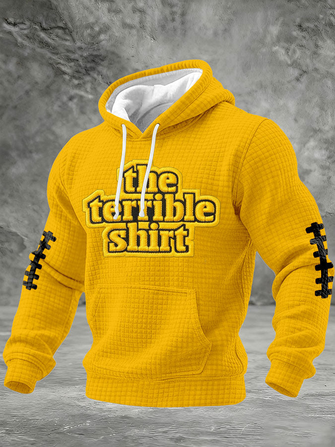 Men'S Football Printed Casual Hoodie