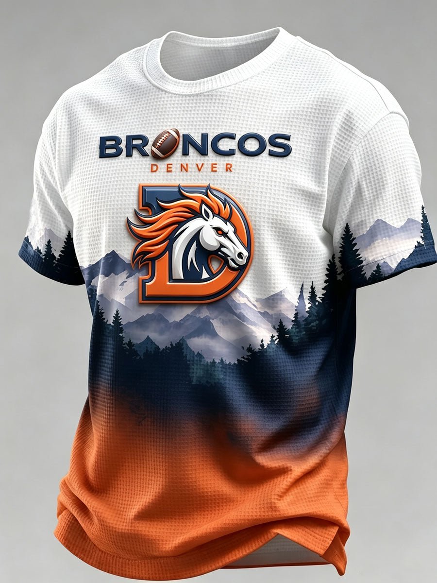 Men'S Football Fan Waffle T-Shirt