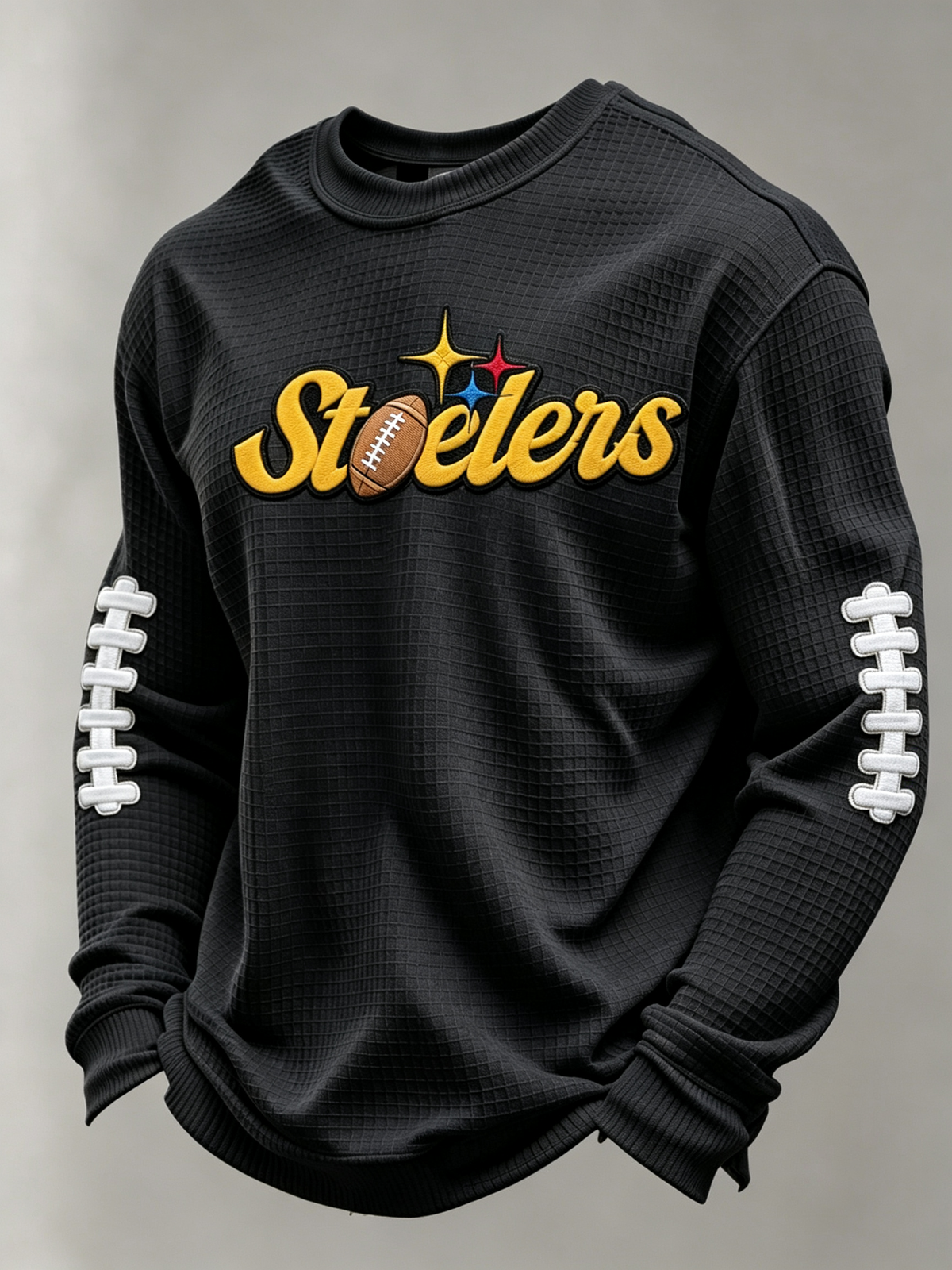 Men'S Football Printed Waffle T-Shirt