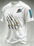 Men'S Football Print Waffle T-Shirt