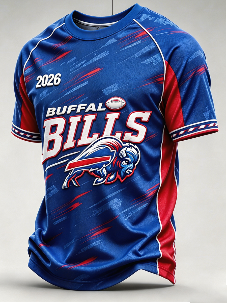 Men's Football Game Print T Shirt