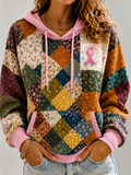 Women'S Floral Art Print Hoodie