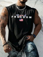 Men'S Sleeveless Casual Cotton And Linen T-Shirt