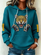 Women's Football Print Sweatshirt