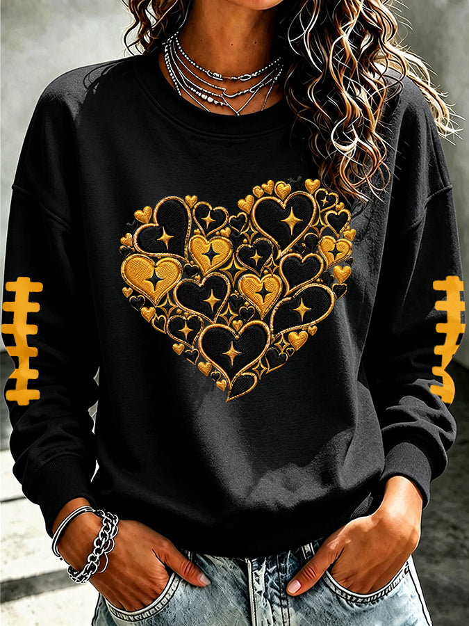 Women'S Football Printed Casual Sports Shirt
