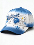 Neutral football printed casual hat