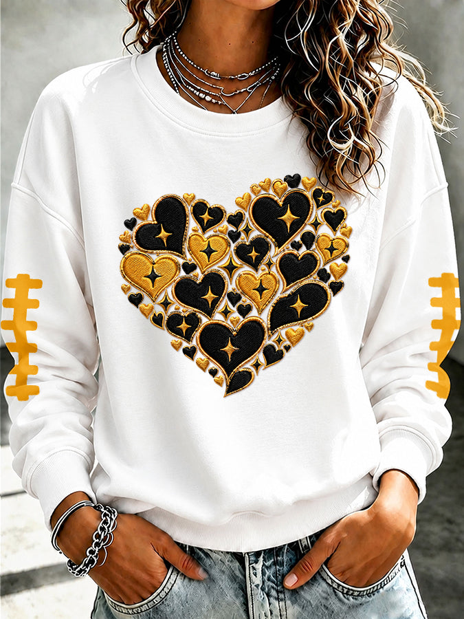 Women'S Football Printed Casual Sports Shirt