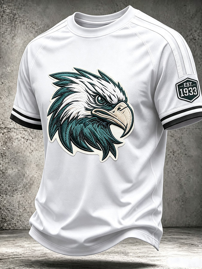Men's Football Printed Short-Sleeve T-Shirt