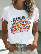Women's 250th Anniversary Independence Day Art Print Shirt