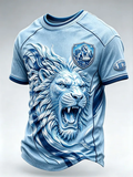 Men'S Football Fan Printed T-Shirt