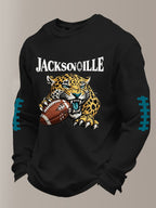 Men'S Football  Printed Waffle T-Shirt