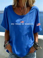 Women's 250 Years of Freedom Crew Neck T-Shirt