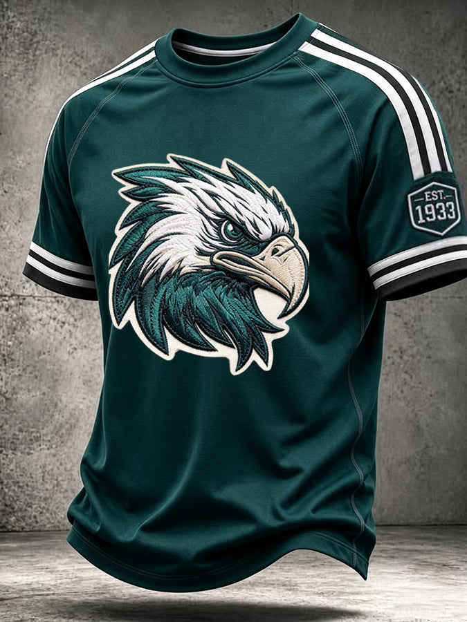 Men's Football Printed Short-Sleeve T-Shirt