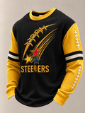 Men'S Football  Printed Waffle T-Shirt