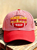 Unisex Football Printed Casual Hat