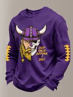 Men'S Football  Printed Waffle T-Shirt