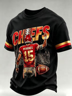 Men'S Football Fan Casual T-Shirt
