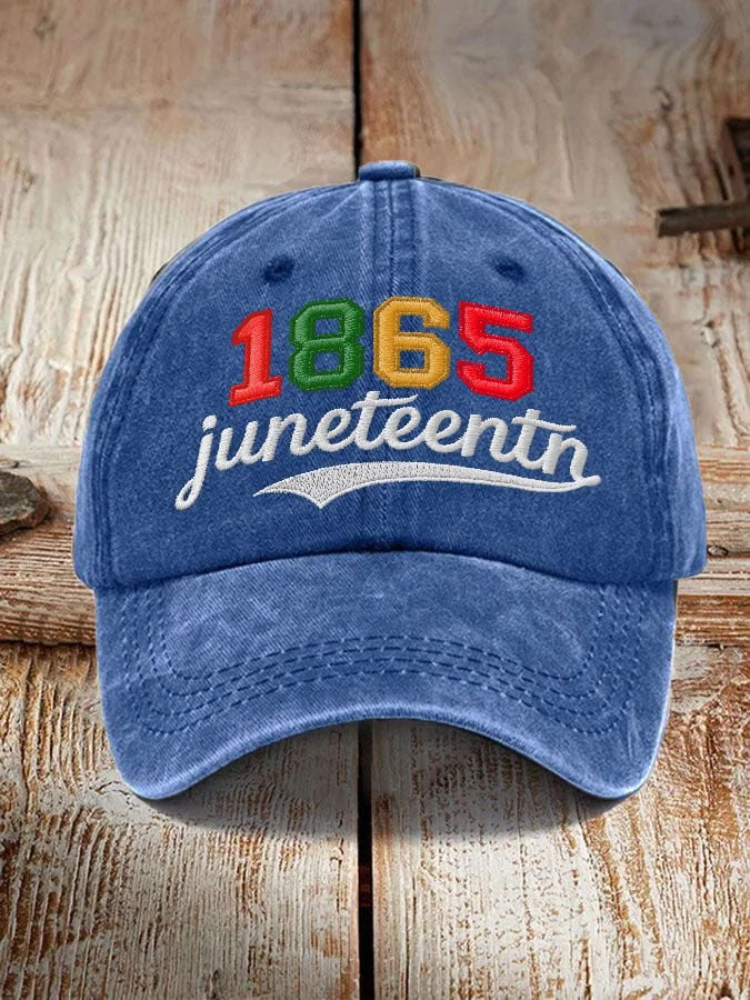 Unisex  Juneteenth 1865 Printed Hat