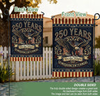 USA 250Th Anniversary 1776–2026 House Flag – Retro We The People Bald