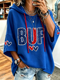 Women'S Football Printed Short Sleeved T-Shirt