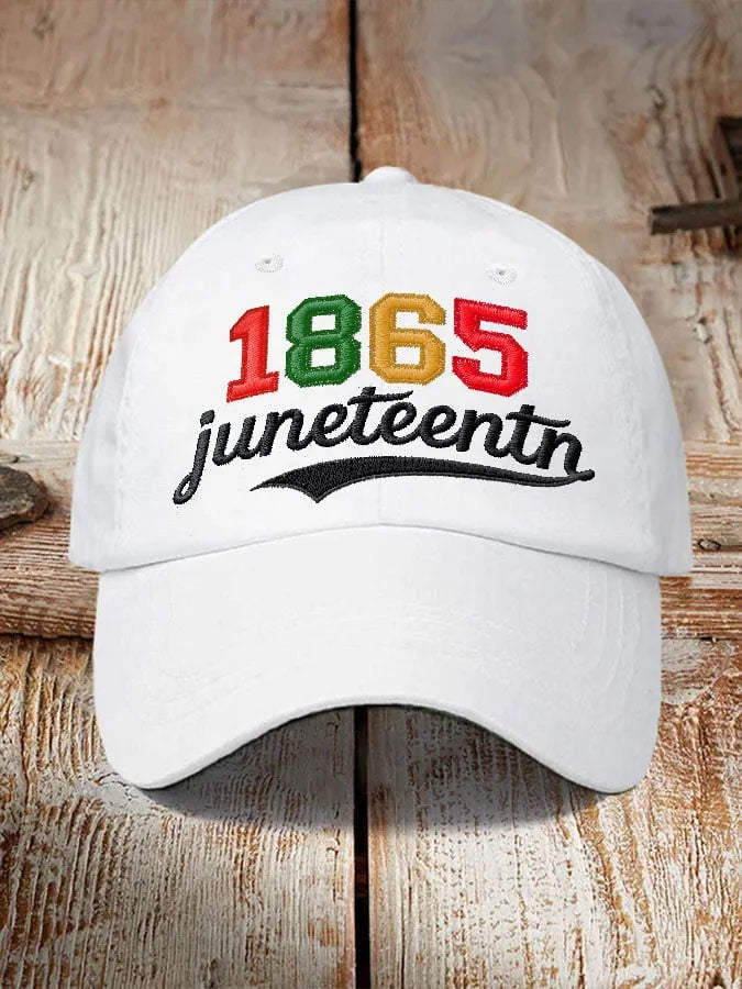 Unisex  Juneteenth 1865 Printed Hat