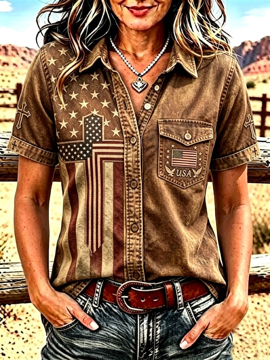 Ladies' 250Th Anniversary Western Faith Shirt