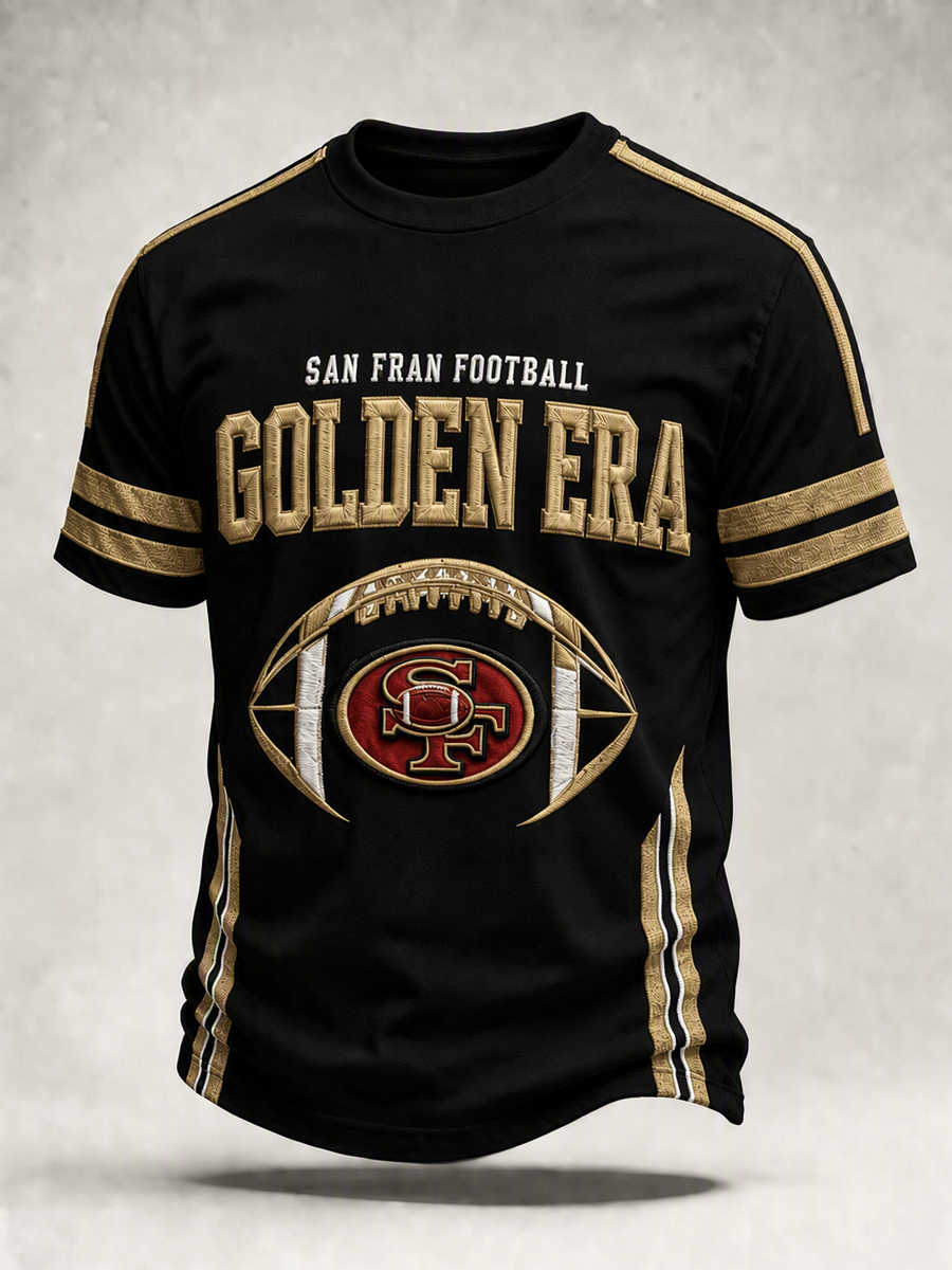 Men's Football Gameday Gift For Football Fans Casual Tee