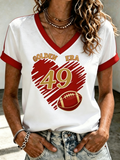 Women'S  Football Fan T-Shirt