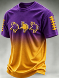 Men's Football Print Waffle T-Shirt